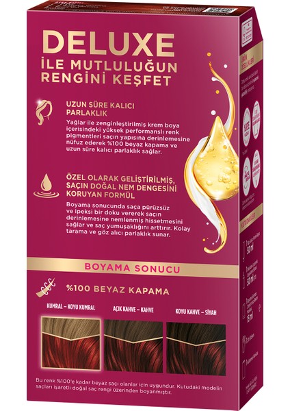 Shwarzkopf Palette Deluxe Yoğun Renkler 7-887 Ateş Kızılı Saç Boyası modelleri