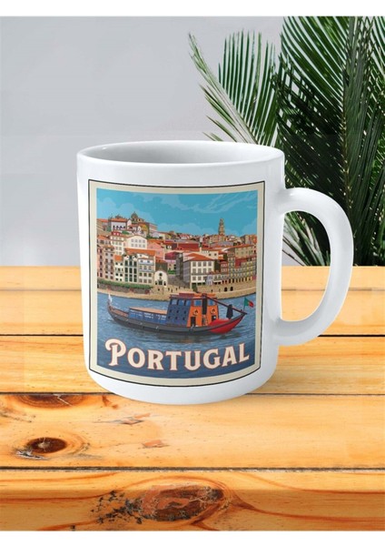 Portugal Baskılı Kupa Bardak Kişiye Özel Desen