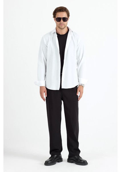 Erkek Regular Fit Beyaz Gömlek fiyatları