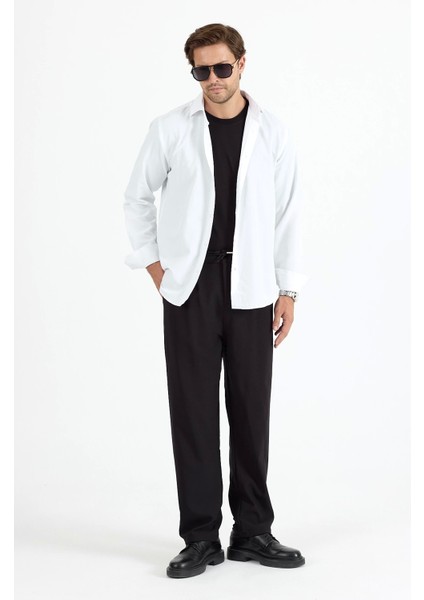 Erkek Regular Fit Beyaz Gömlek indirimleri