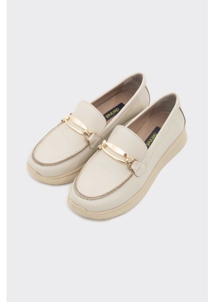 Günlük Hakiki Deri Kadın Tokalı Casual Ayakkabı fiyatları