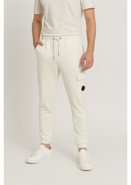 Company Eşofman Altı Kargo Cepli Ekru