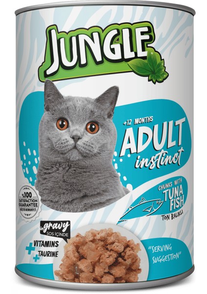 Kedi Konservesi 400 gr Ton Balıklı