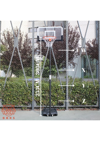Genç Yetişkin Modüler Teleskopik Basketbol Potası(1M/3.05M) modelleri