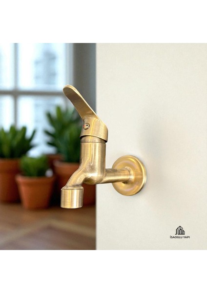 Antik Gold Musluk Duvardan Aç Kapa Eskitme Gold Mix Musluk Pirinç Paslanmaz fiyatları