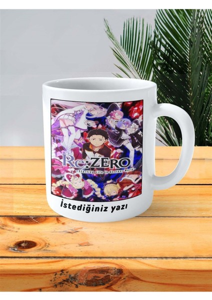 Re:zero Kara Hajimeru Isekai Seikatsu Baskılı Kupa Bardak Kişiye Özel Model 2 fiyatları