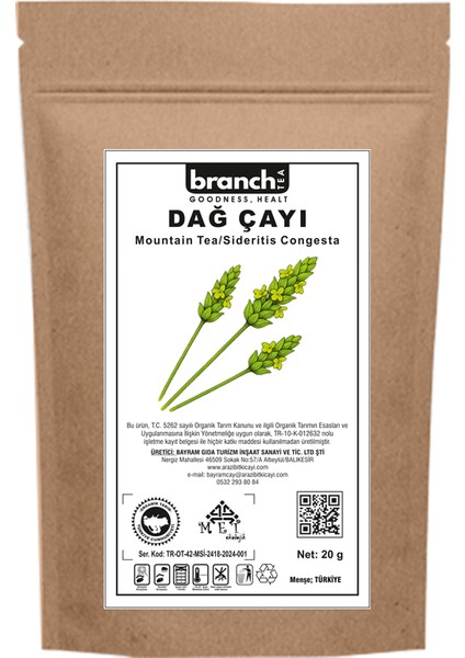 Organik Doypack Dağ/ yayla Ada Çayı