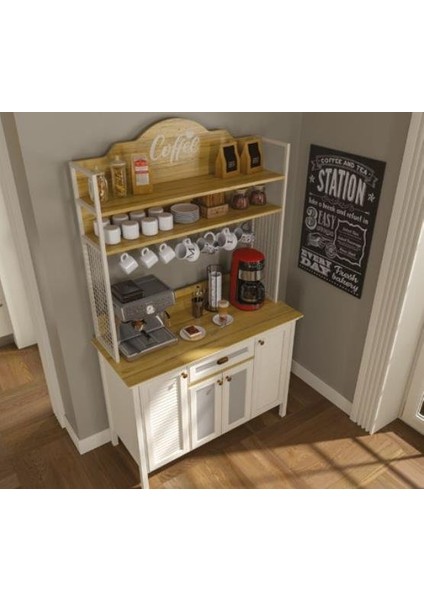 Sakura Krem FRN - 21027-1 Misto Kahve Dolabı