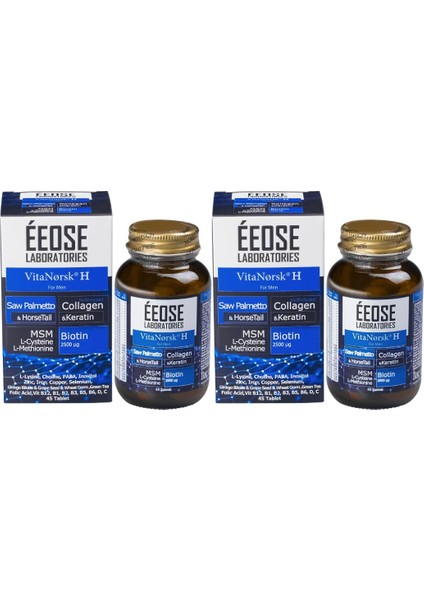 Vitanorsk H For Men (, 45 Tablet) - 2 Adet