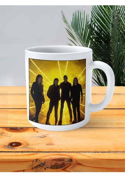 Metallica Baskılı Kupa Bardak Kişiye Özel Desen 2