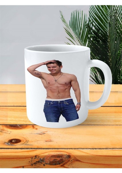 Zac Efron Baskılı Kupa Bardak Kişiye Özel Model 1
