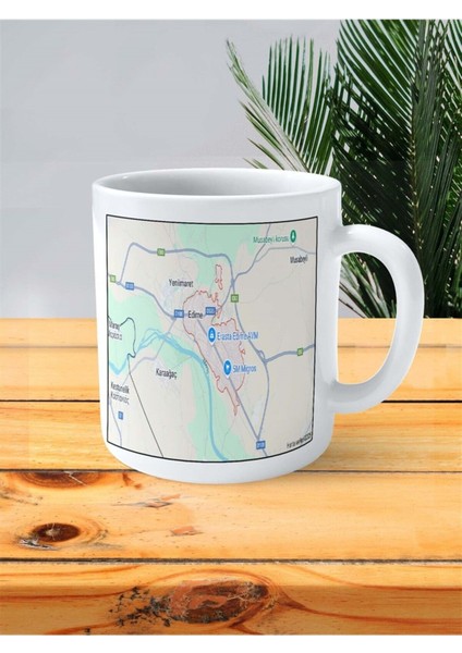 Edirne Baskılı Kupa Bardak Kişiye Özel Desen 22