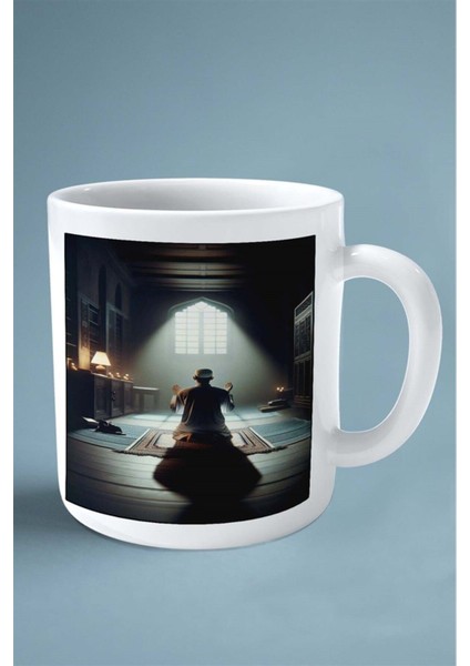 Islamiyet Islam Baskılı Kupa Bardak Çift Taraflı Baskı Kişiye Özel Model 12