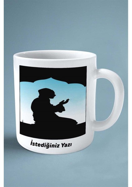 Namaz Secde Islamiyet Baskılı Kupa Bardak Çift Taraflı Baskı Kişiye Özel Model 25 fiyatları