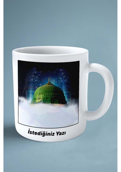 Mescidi Nebevi Islamiyet Baskılı Kupa Bardak Çift Taraflı Baskı Kişiye Özel Model 11 fiyatları