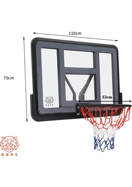 Duvar Monte Dayanıklı Yaylı Basketbol Potası