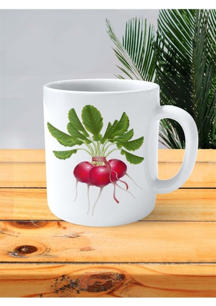 Turp Baskılı Kupa Bardak Kişiye Özel Model 1