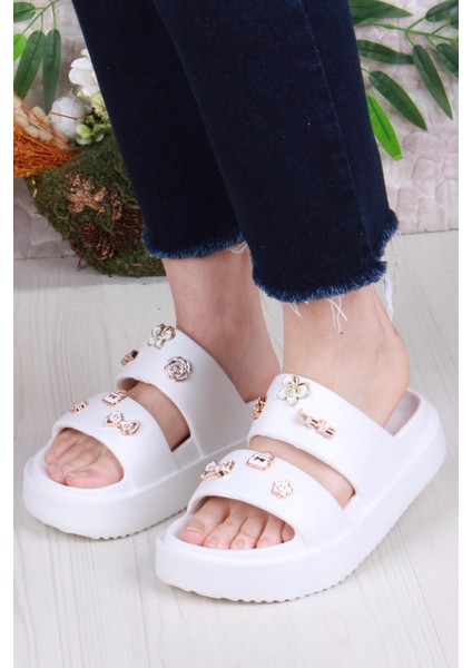 E460 Günlük Plaj Deniz Havuz Terliği Hafif Rahat Esnek Kadın Terlik fiyatları