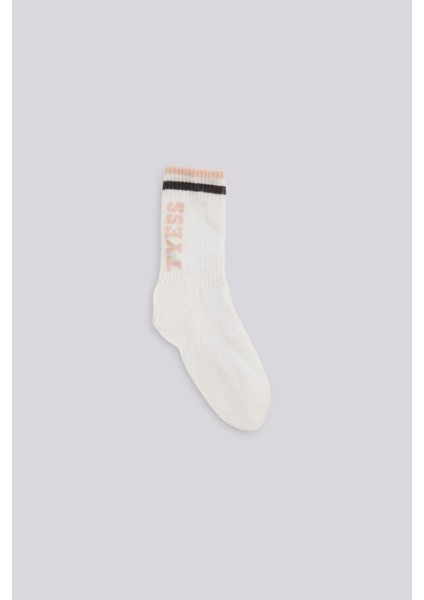 Bg Store Kız Çocuk Beyaz Çorap
