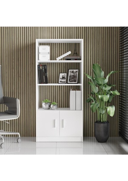 Bega D Ofis Kitaplık Raflı Kapaklı 3 Renk Beyaz Beg4-W fiyatları
