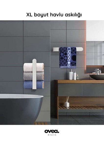 2 Li Set / Paslanmaz Çelik Havluluk / Yapışkanlı Tasarım / 26 Cm-30 cm / Havlu Askısı fiyatları