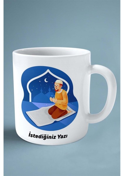 Namaz Islam Baskılı Kupa Bardak Çift Taraflı Baskı Kişiye Özel Model 2 fiyatları