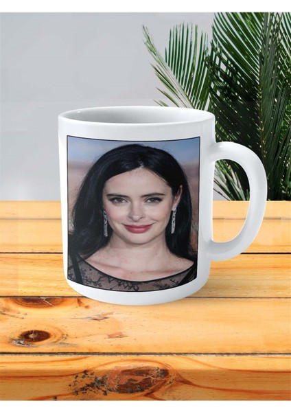 Krysten Ritter Baskılı Kupa Bardak Kişiye Özel Desen 1