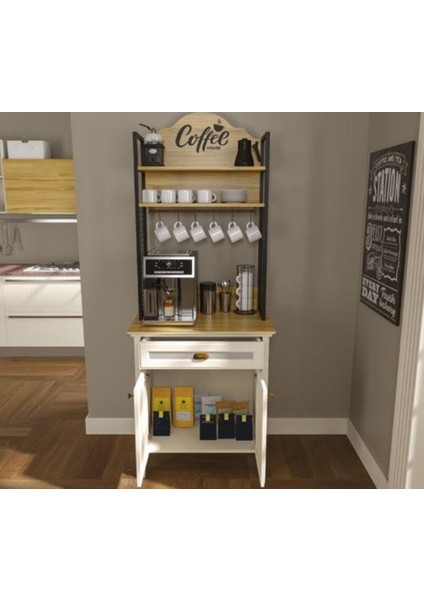 Sakura Siyah FRN - 21028 Misto Kahve Dolabı fırsatları