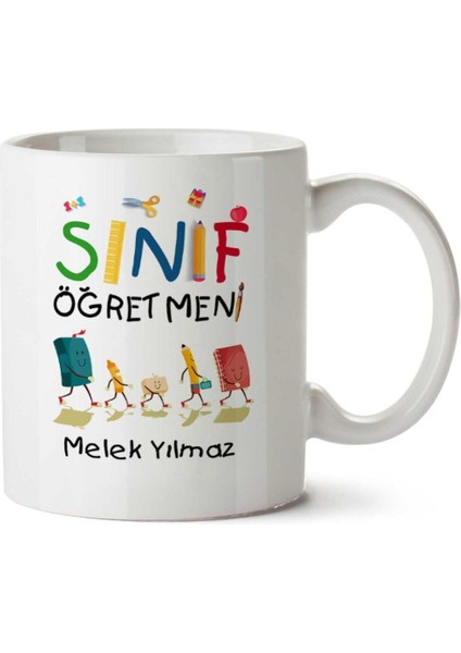 Kişiye Özel Sınıf Öğretmeni (6) Kupa Bardak