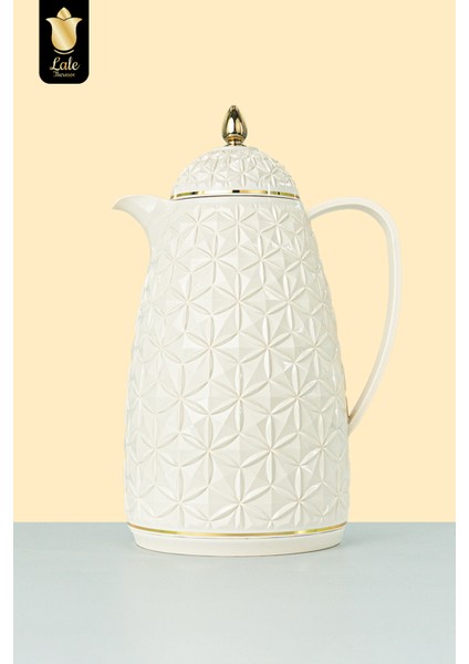 Cam Hazneli Termos 9034 | 1,0 Lt | Kahve & Çay | 12 Saat Sıcak / 24 Saat Soğuk | Yerli Üretim (Sugar)