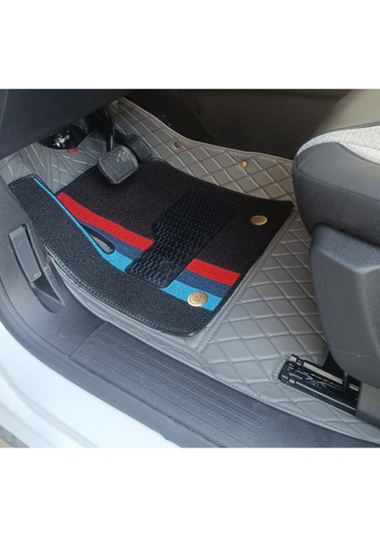 Citroen Berlingo 2024 Sonrası Aracına Özel 8d Çift Katmanlı Havuzlu Paspas Takımı (Gri)