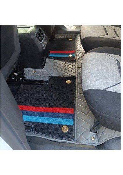 Citroen Berlingo 2024 Sonrası Aracına Özel 8d Çift Katmanlı Havuzlu Paspas Takımı (Gri) modelleri