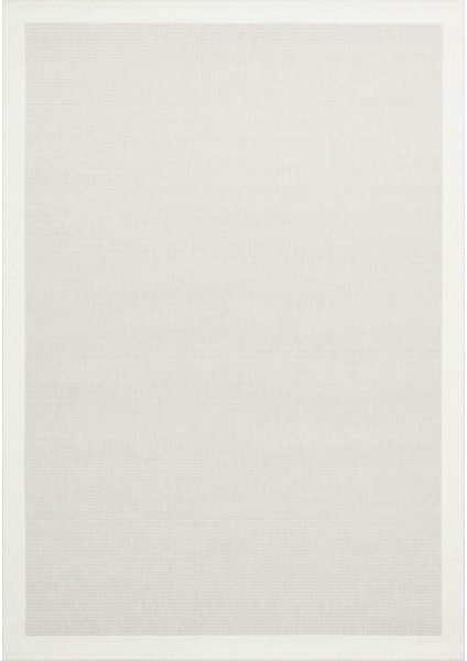 Mono Mno 05 Grey Cream Yumuşak Dokulu Makinede Yıkanabilir Sisal Görünümlü Üst Kalite Kilim