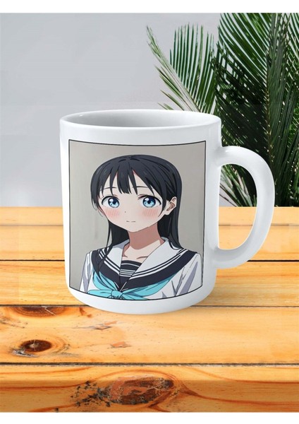 Akebi-Chan No Sailor-Fuku Baskılı Kupa Bardak Kişiye Özel Model 1