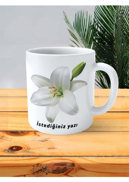 Lilyum Baskılı Kupa Bardak Kişiye Özel Model 3 fiyatları