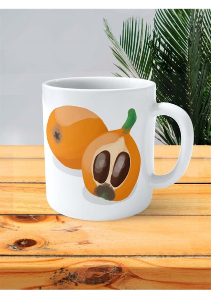 Muşmula Baskılı Kupa Bardak Kişiye Özel Model 2