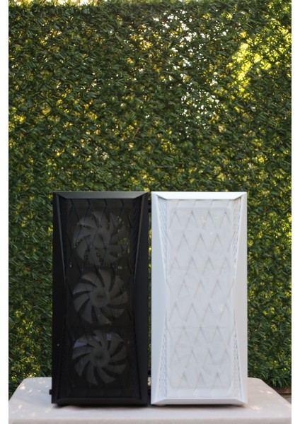 Zoko Melody White 4X12 cm Fanlı Temperli Cam Mesh Panel Bilgisayar Kasası modelleri