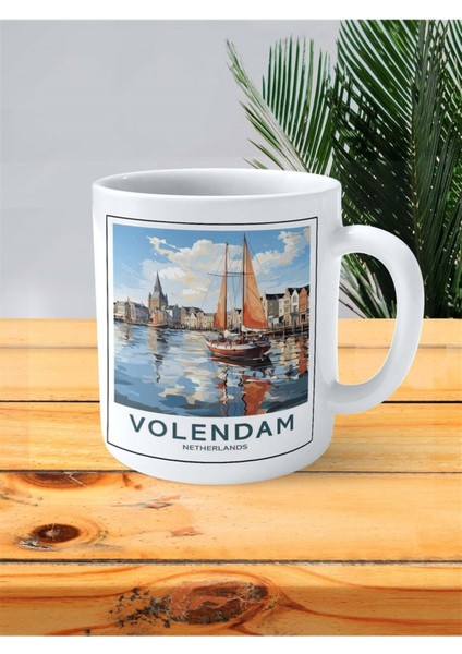 Volendam Baskılı Kupa Bardak Kişiye Özel Desen