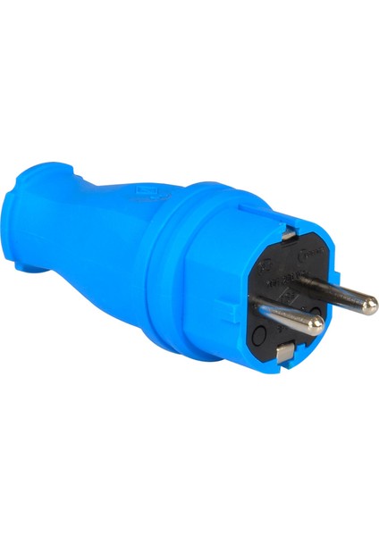 1X16A Kauçuk Düz Fiş