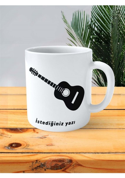 Klasik Gitar Baskılı Kupa Bardak Kişiye Özel Model 4 fiyatları