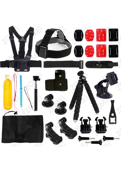 Aksiyon Kameraları Için 27 Parça Başlangıç Aksesuar Seti fiyatları