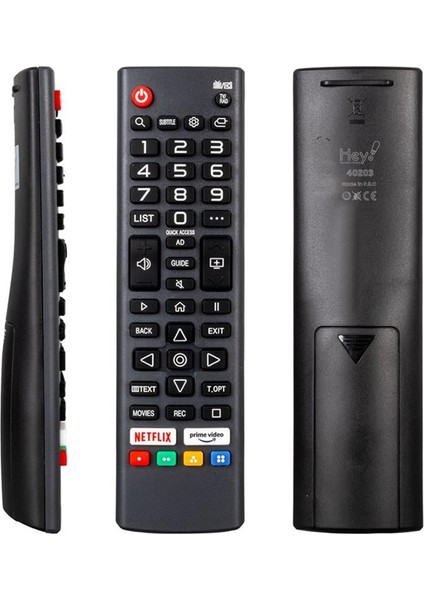 Elton Uyumlu Webos Netflix ve Prime Video Tuşlu Mikrofonsuz LCD LED Tv Kumanda