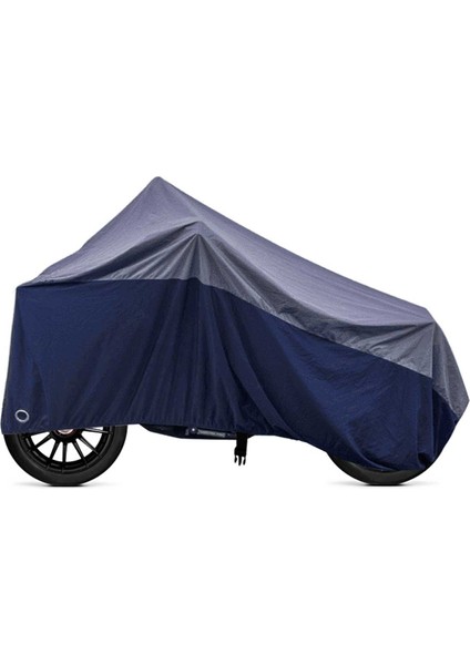 CT-B101XXL Motosiklet Branda Su Geçirmez 4 Mevsim Koruma Yıkanabilir Kalın Kumaş XXL Gri/Lacivert fiyatları