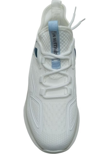 Beyaz Erkek Triko Sneaker Spor Ayakkabı fırsatları