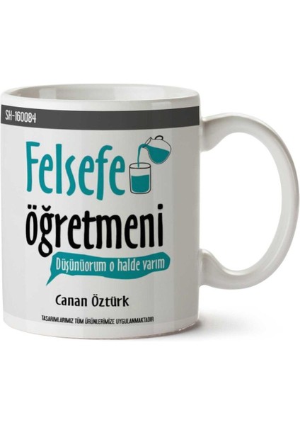 Kişiye Özel Felsefe Öğretmeni (3) Kupa Bardak