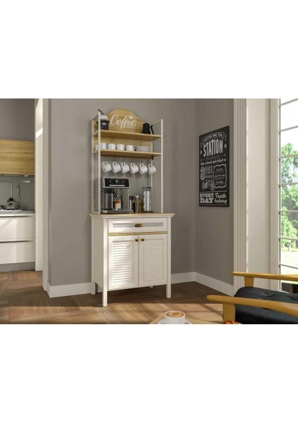 Sakura Krem FRN - 21028-1 Misto Kahve Dolabı