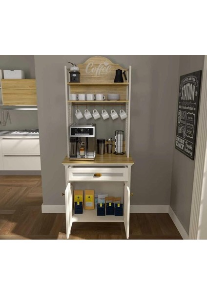 Sakura Krem FRN - 21028-1 Misto Kahve Dolabı fırsatları