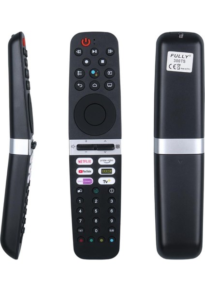 Arçelik Uyumlu VS4187R-6 Netflix-Youtube-Prime Video-Google Play-Disney+ Tuşlu LCD LED Tv Kumanda