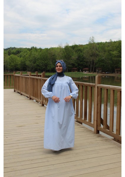 Çizgili Fırfırlı Elbise fırsatları