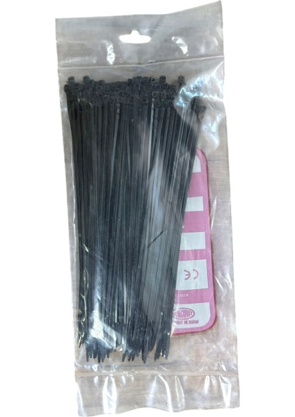 Kablo Bağı Cırt Kelepçe 2.5X200 mm Siyah 100 Adet Fiyatıdır fiyatları